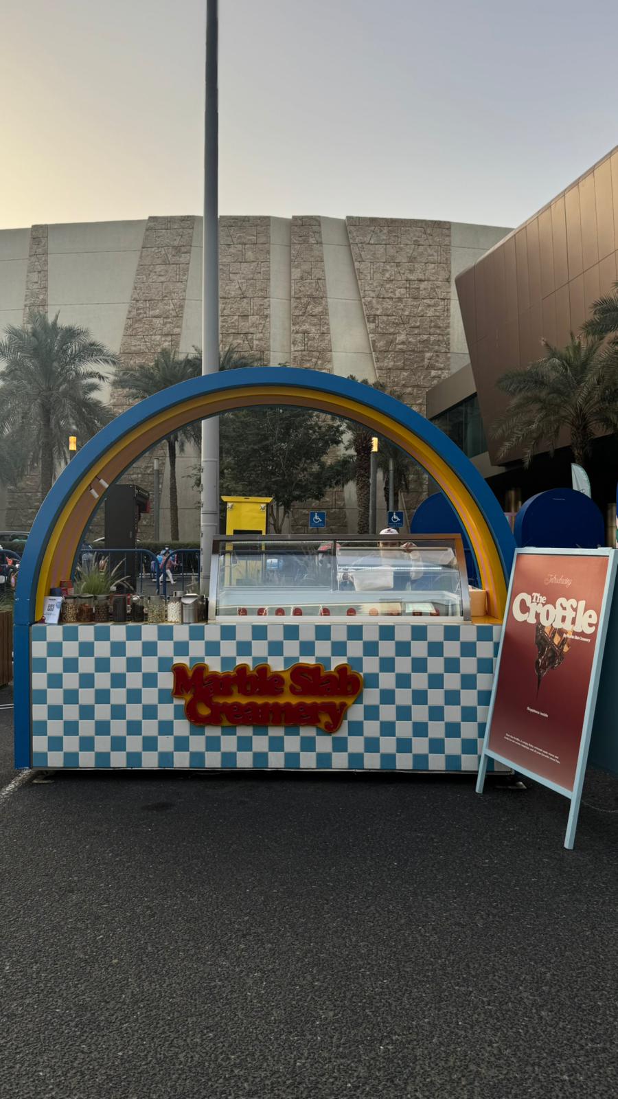 Marble Slab Creamery Croffle – كروفل مع آيسكريم