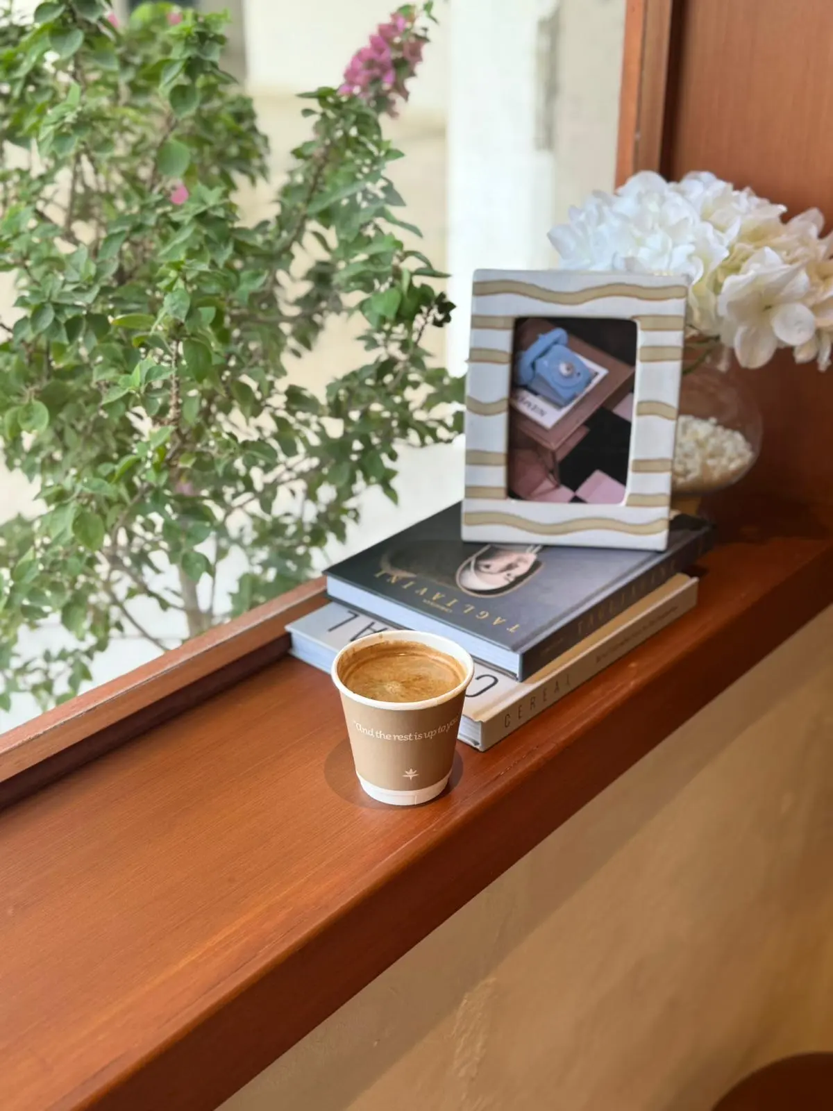 Dessert and coffee pairing beautifully served at Très Café